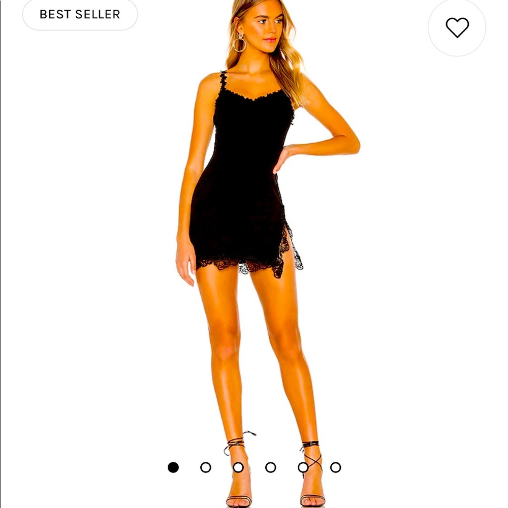 Bleu mini dress in black